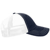 Richardson Navy/White Garment Washed Trucker