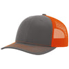 Richardson Charcoal/Orange Trucker Cap