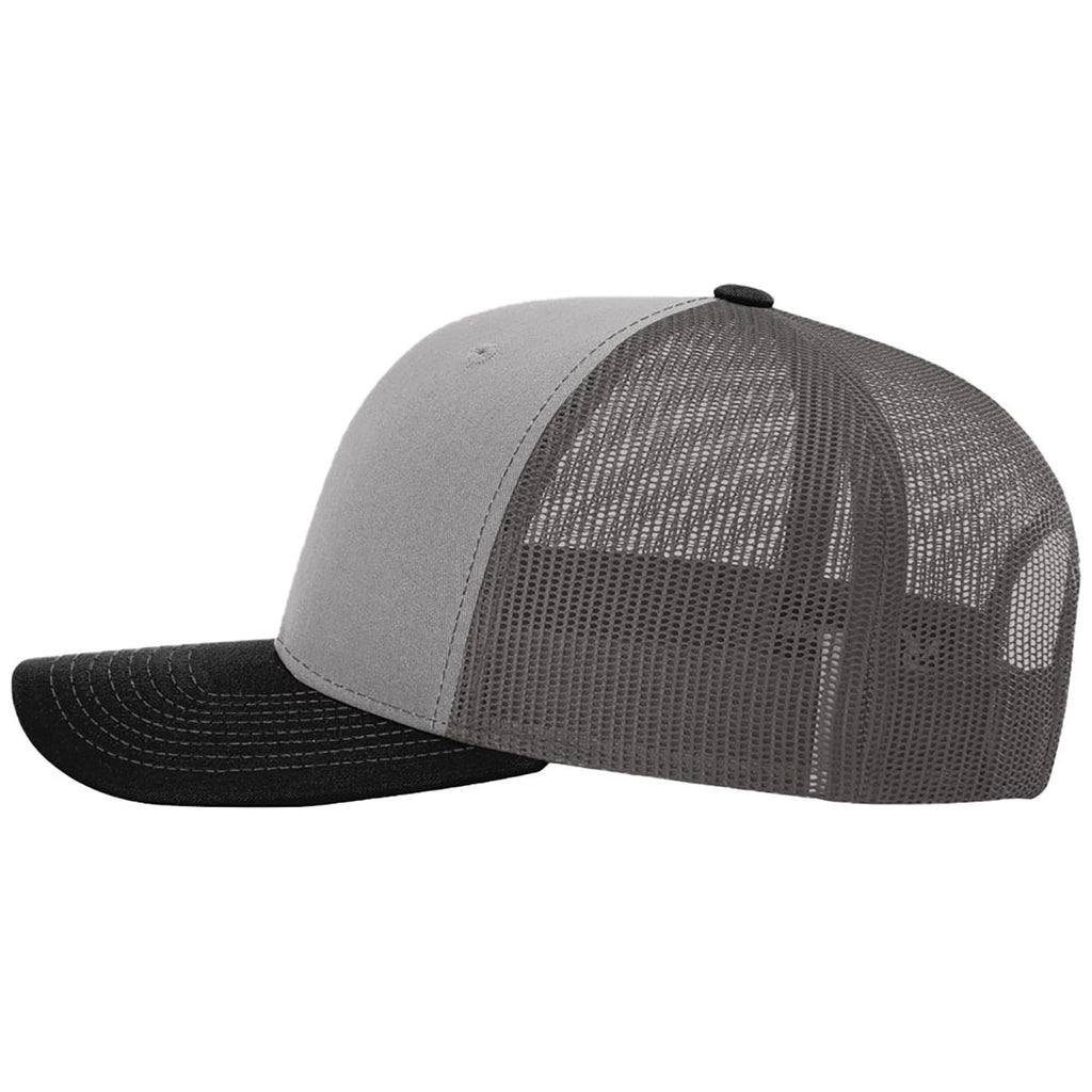Richardson Grey/Charcoal/Black Trucker Cap