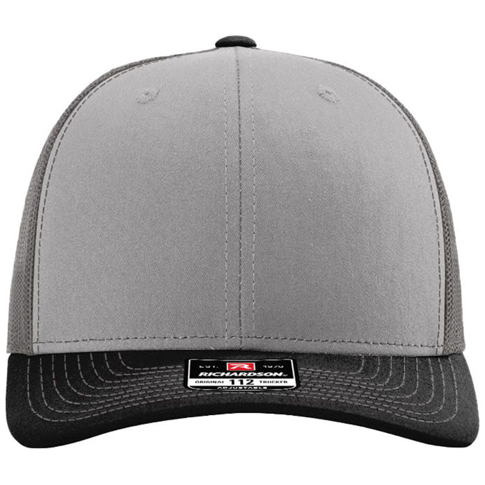 Richardson Grey/Charcoal/Black Trucker Cap
