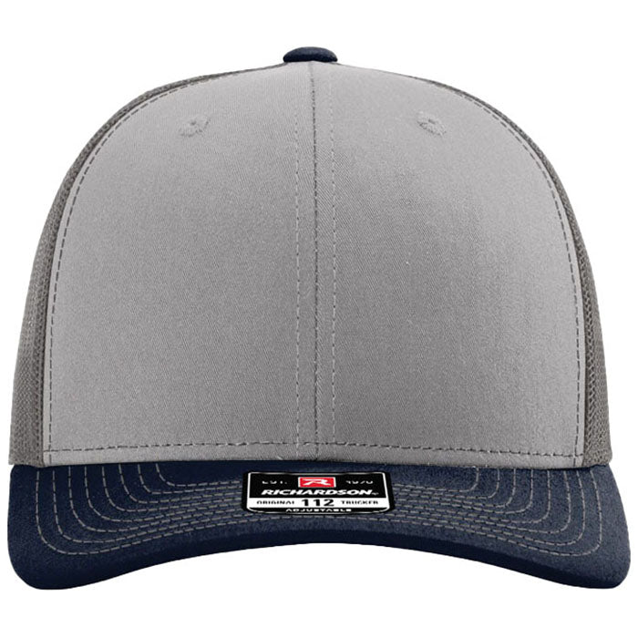 Richardson Grey/Charcoal/Navy Trucker Cap
