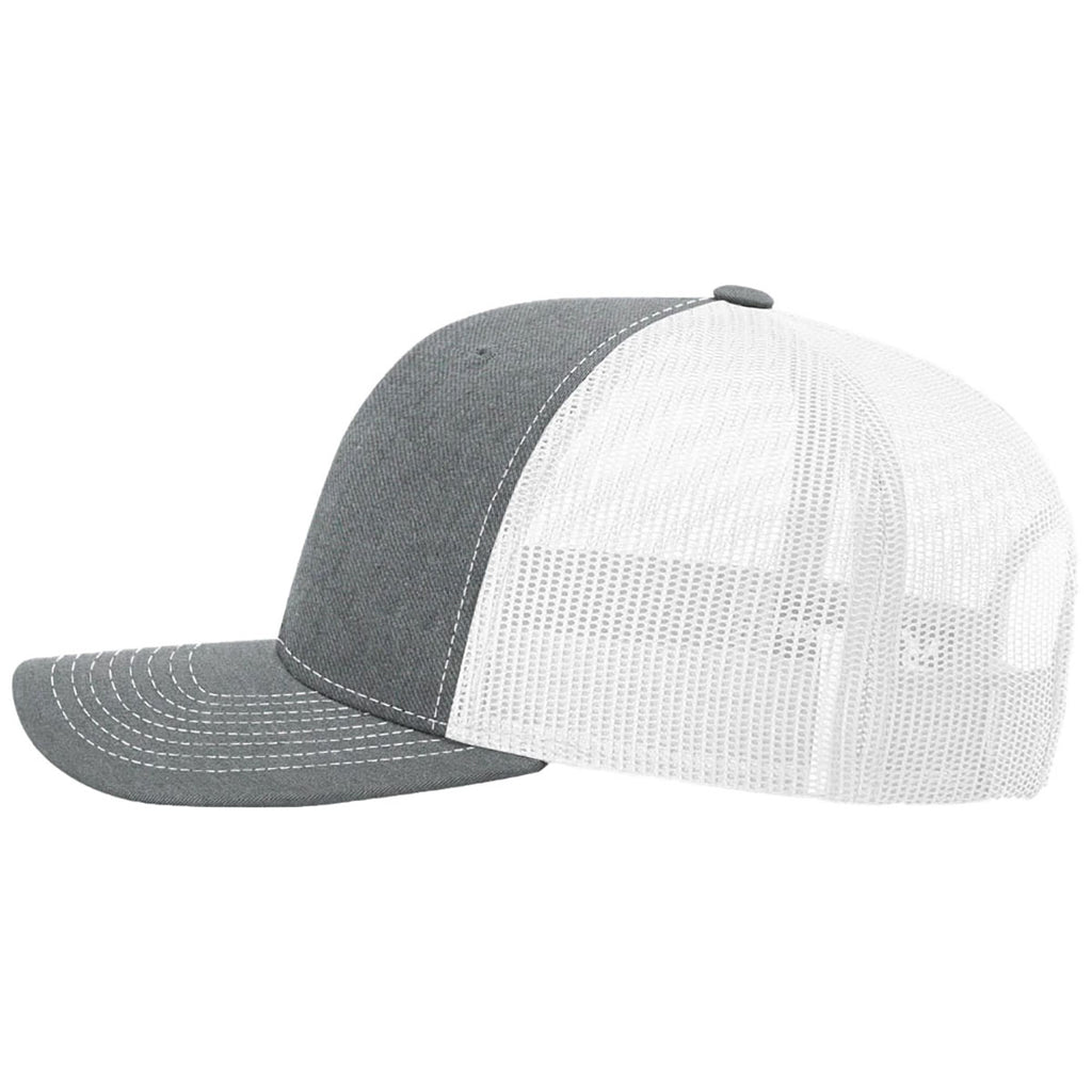 Richardson Heather Grey/White Trucker Cap
