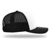 Richardson White/Black/Black Trucker Cap