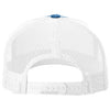 Richardson Realtree Fishing Light Blue/White Printed Five-Panel Trucker