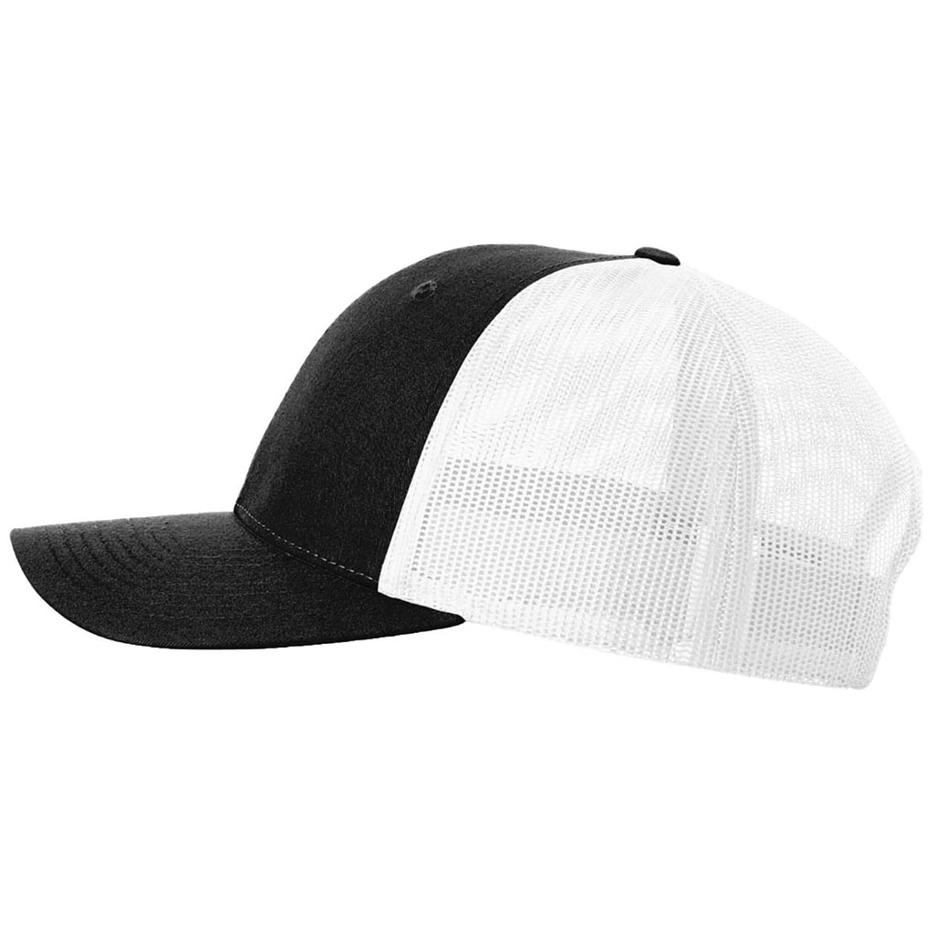 Richardson Black/White Low Pro Trucker