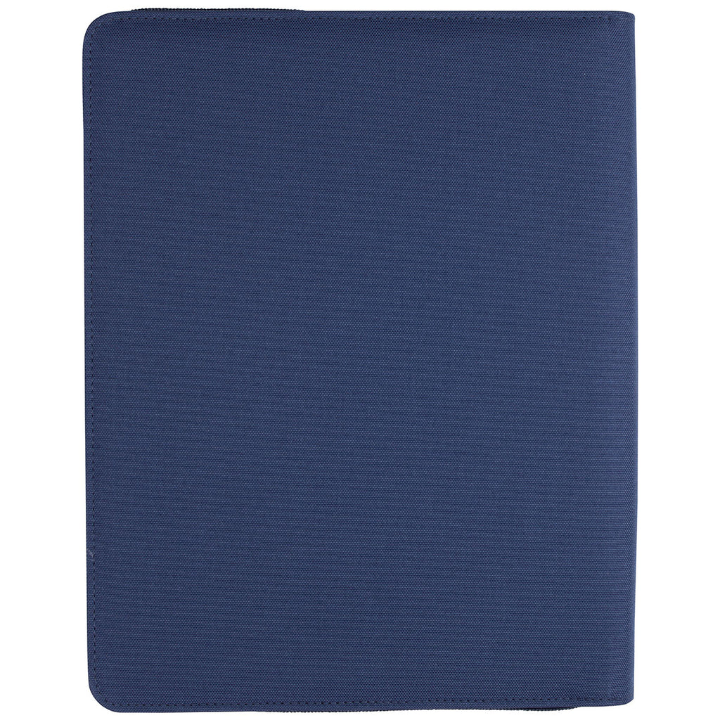 Souvenir Blue Armor Zippered Padfolio with Armor Pen