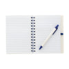 Good Value Blue BoC Recycled Paper Spiral Notebook with Pen