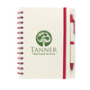 Good Value Red BoC Recycled Paper Spiral Notebook with Pen