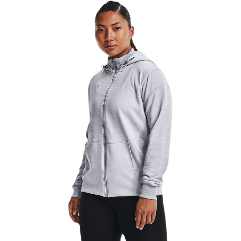 48-Hour Under Armour Women's Mod Grey Fleece Storm Full Zip