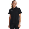 Under Armour Women's Black Tech Team Polo