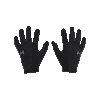 Under Armour Men's Black/Black/Black Reflective Storm Run Liner Gloves