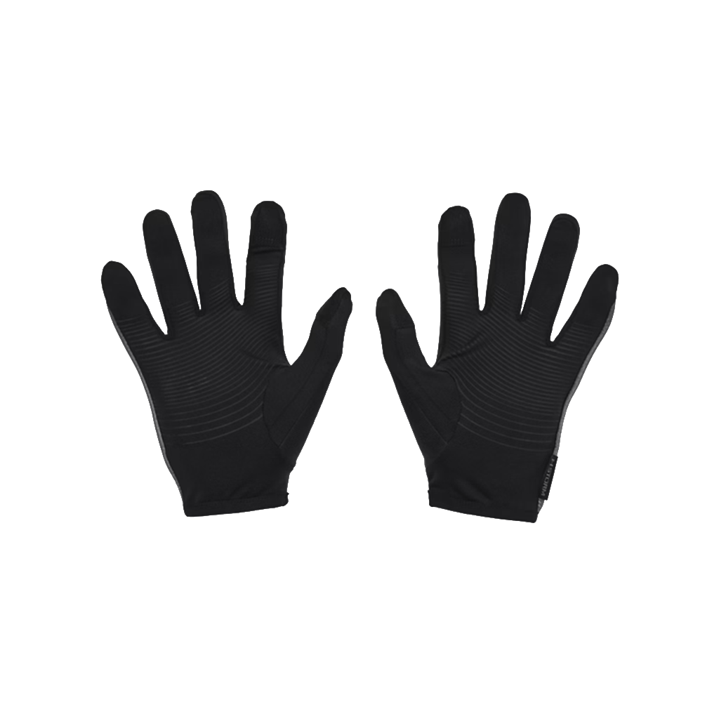 Under Armour Men's Black/Black/Black Reflective Storm Run Liner Gloves