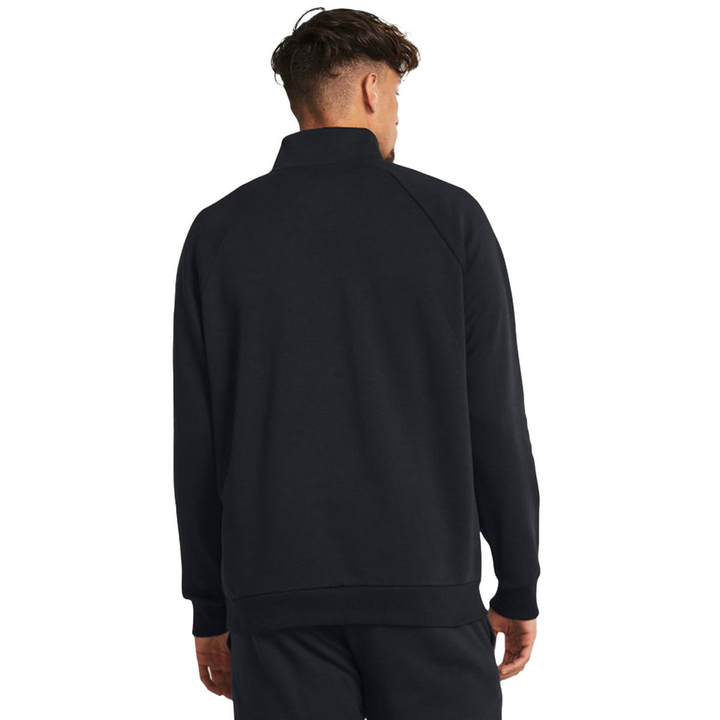 Under Armour Men's Black Rival Fleece 1/4 Zip