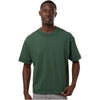 American Apparel Unisex Pine Heavyweight Cotton Mid-Length Tee