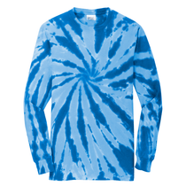 Port & Company Men's Royal Tie-Dye Long Sleeve Tee