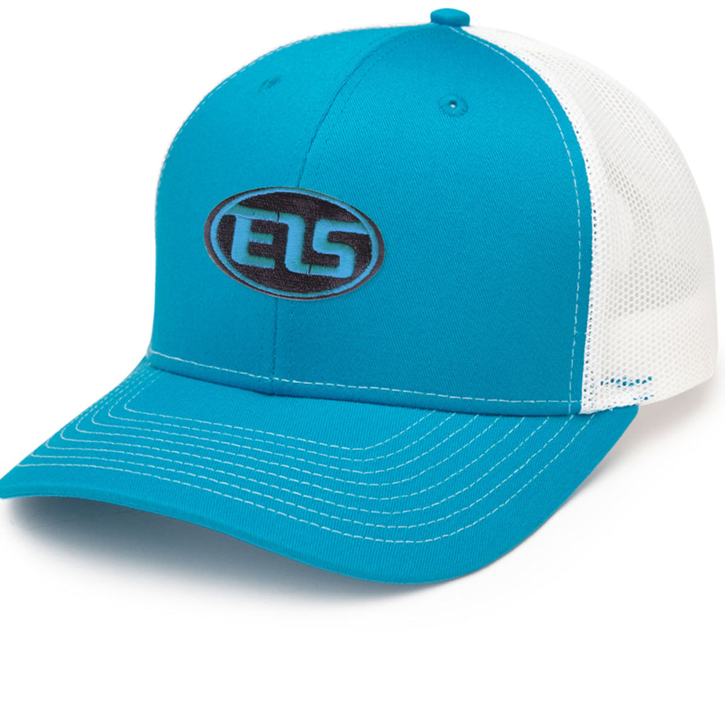 Hit Light Blue with White Mesh The Hauler Classic Trucker