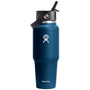 48-Hour Hydro Flask Indigo Travel Bottle with Flex Straw Cap 32oz