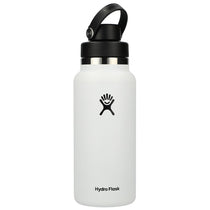 Hydro Flask White Wide Mouth 32oz Bottle with Flex Chug Cap