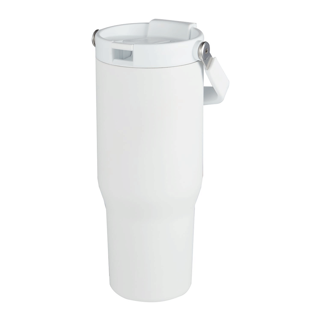 48-Hour Leed's White Carnival Recycled Sip Or Swig Tumbler 30oz