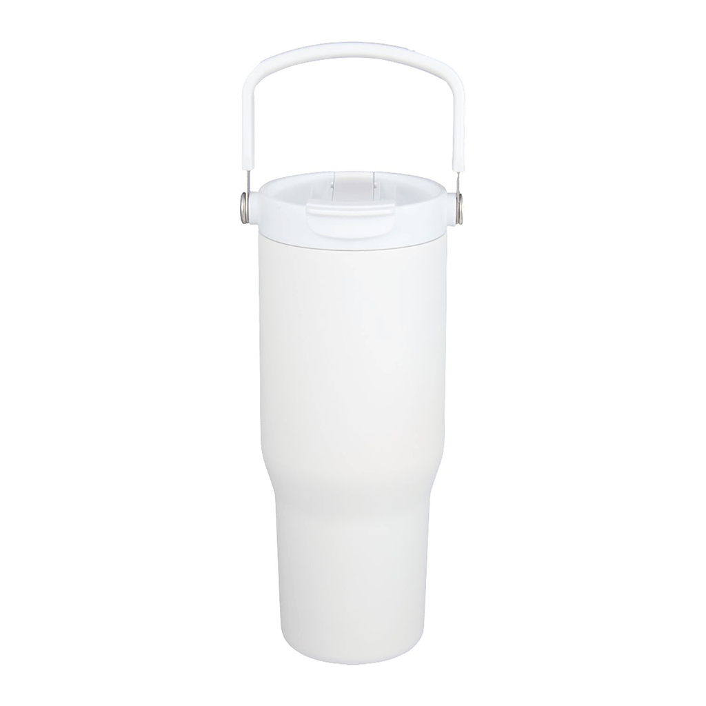 Leed's White Carnival Recycled Sip Or Swig Tumbler 30oz