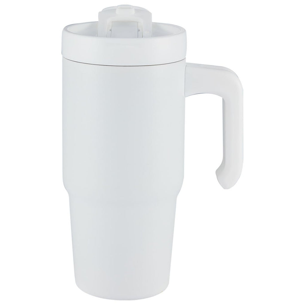 Leed's White Peak Recycled Insulated Sip Or Swig Tumbler 24 oz