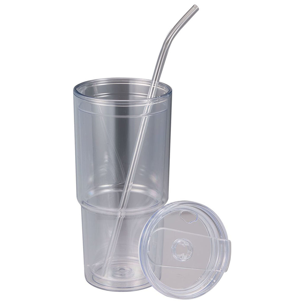 Leed's Clear Mia Recycled Acrylic Tumbler 24oz