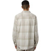 Columbia Men's Dark Stone Multi Buffalo Check Cornell Woods Flannel Shirt