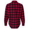 Columbia Men's Mountain Red Buffalo Check Cornell Woods Flannel Shirt
