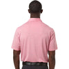 Paragon Men's Red Heather Bohemian Striped Heather Performance Polo