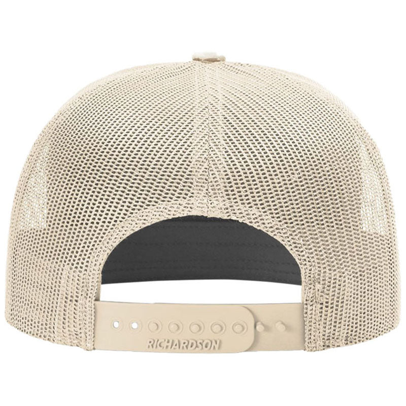 Richardson Harvest Duck Camo/Sandstone Printed 7-Panel Trucker