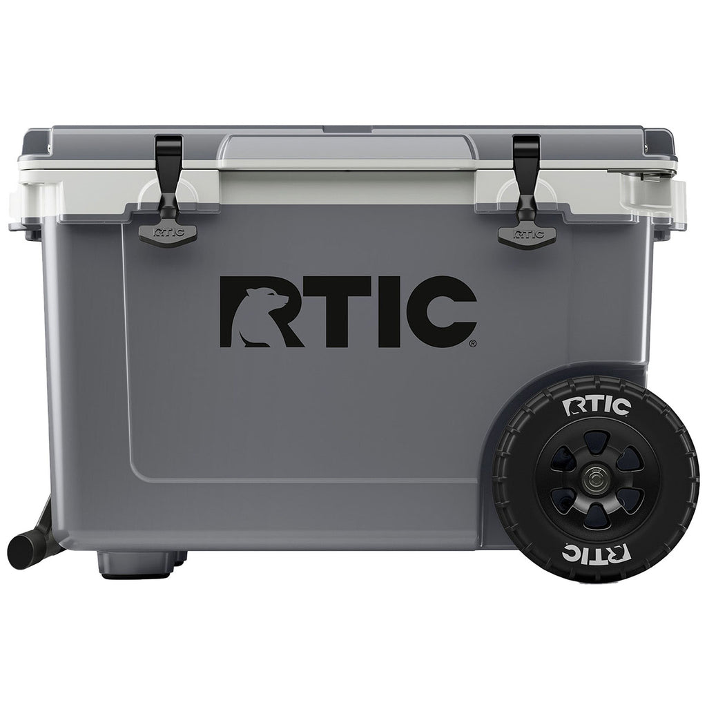 RTIC Dark Grey & Cool Grey 52 QT Ultra-Light Wheeled Cooler