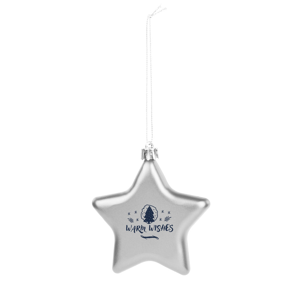 Hit Silver Star Ornament