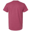 Gildan Men's Heather Cardinal Ultra Cotton 6 oz. T-Shirt