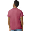 Gildan Men's Heather Cardinal Ultra Cotton 6 oz. T-Shirt