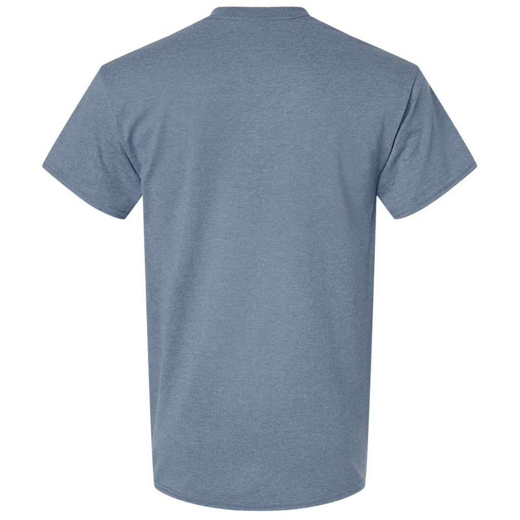 Gildan Men's Heather Indigo Ultra Cotton 6 oz. T-Shirt