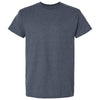 Gildan Men's Heather Navy Ultra Cotton 6 oz. T-Shirt