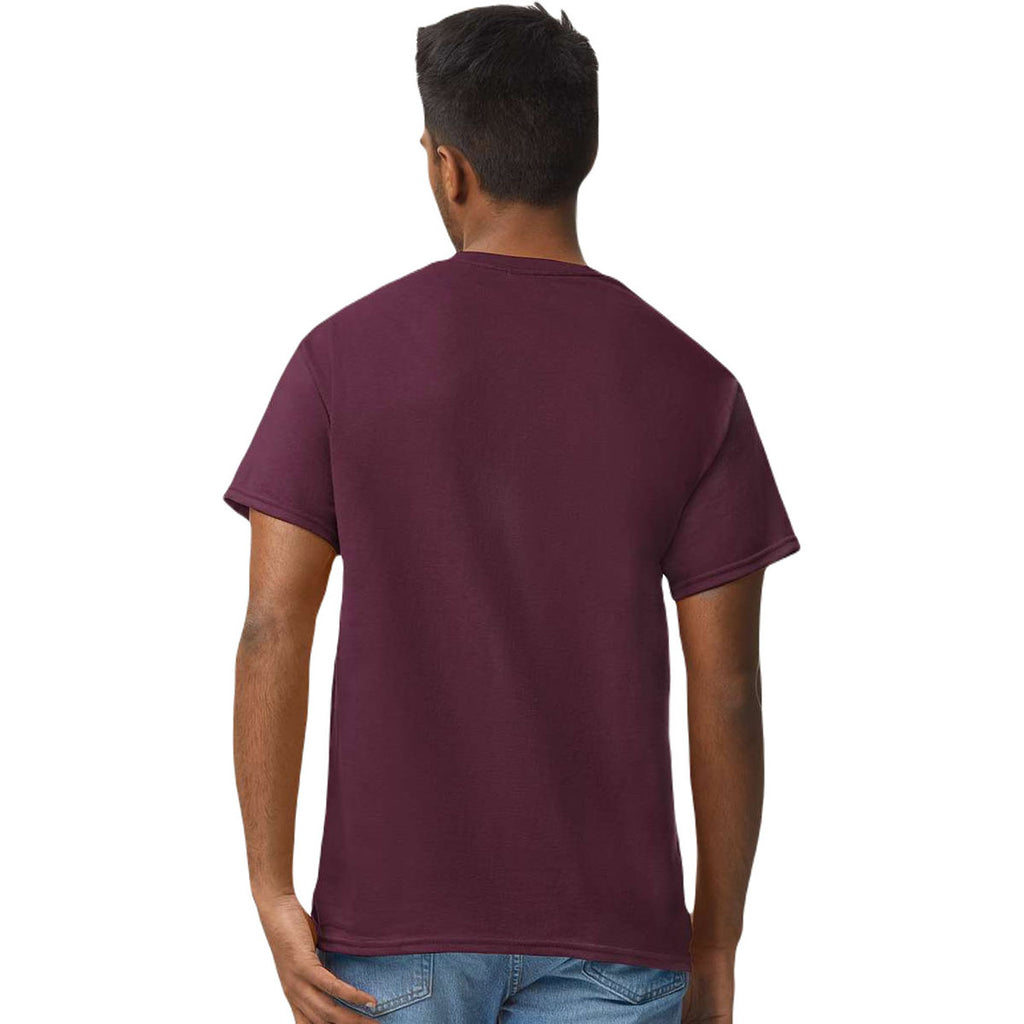 Gildan Men's Maroon Ultra Cotton 6 oz. T-Shirt