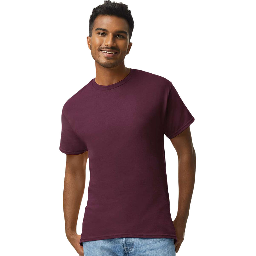 Gildan Men's Maroon Ultra Cotton 6 oz. T-Shirt