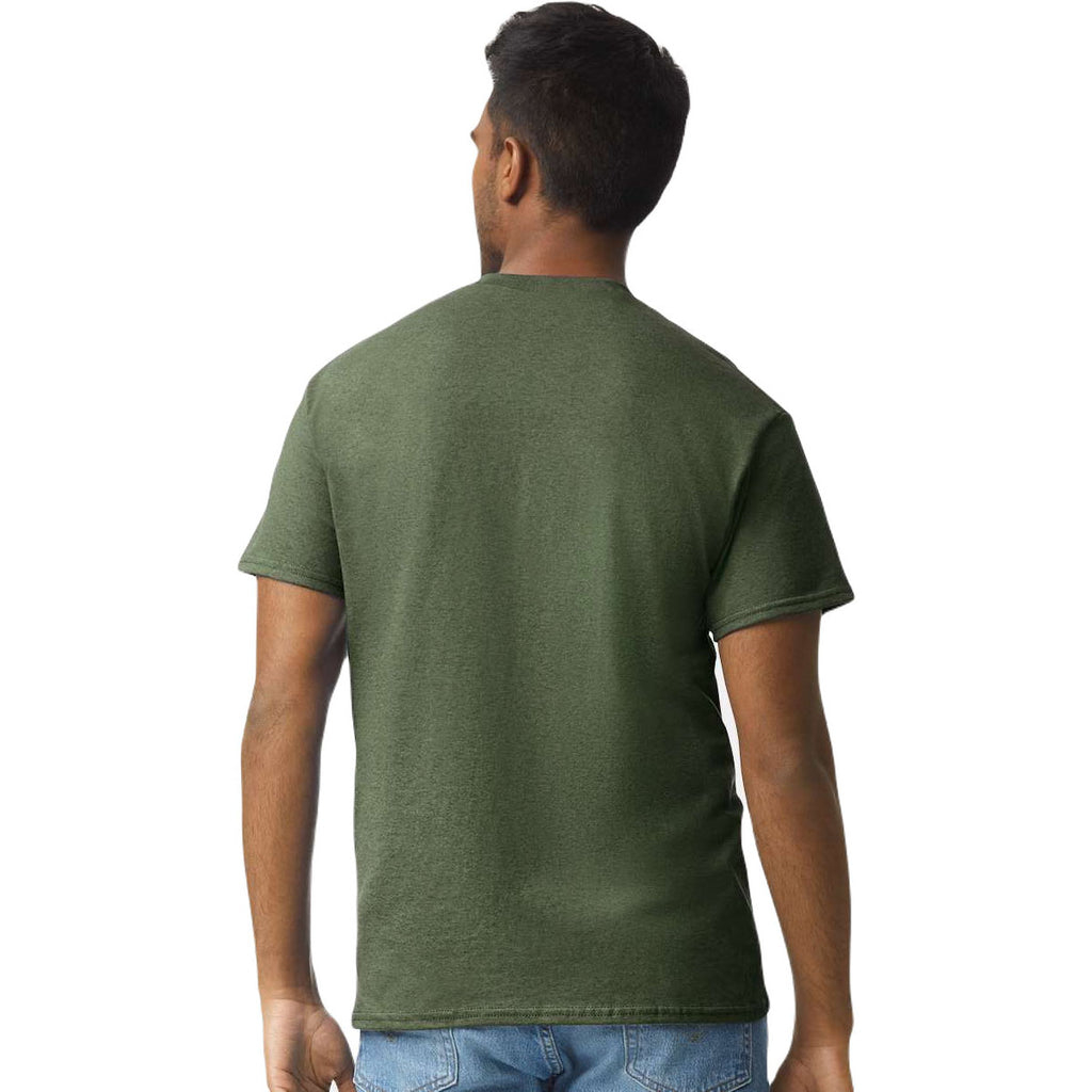Gildan Men's Military Green Ultra Cotton 6 oz. T-Shirt