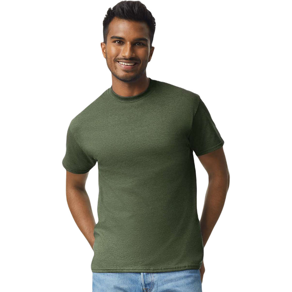 Gildan Men's Military Green Ultra Cotton 6 oz. T-Shirt