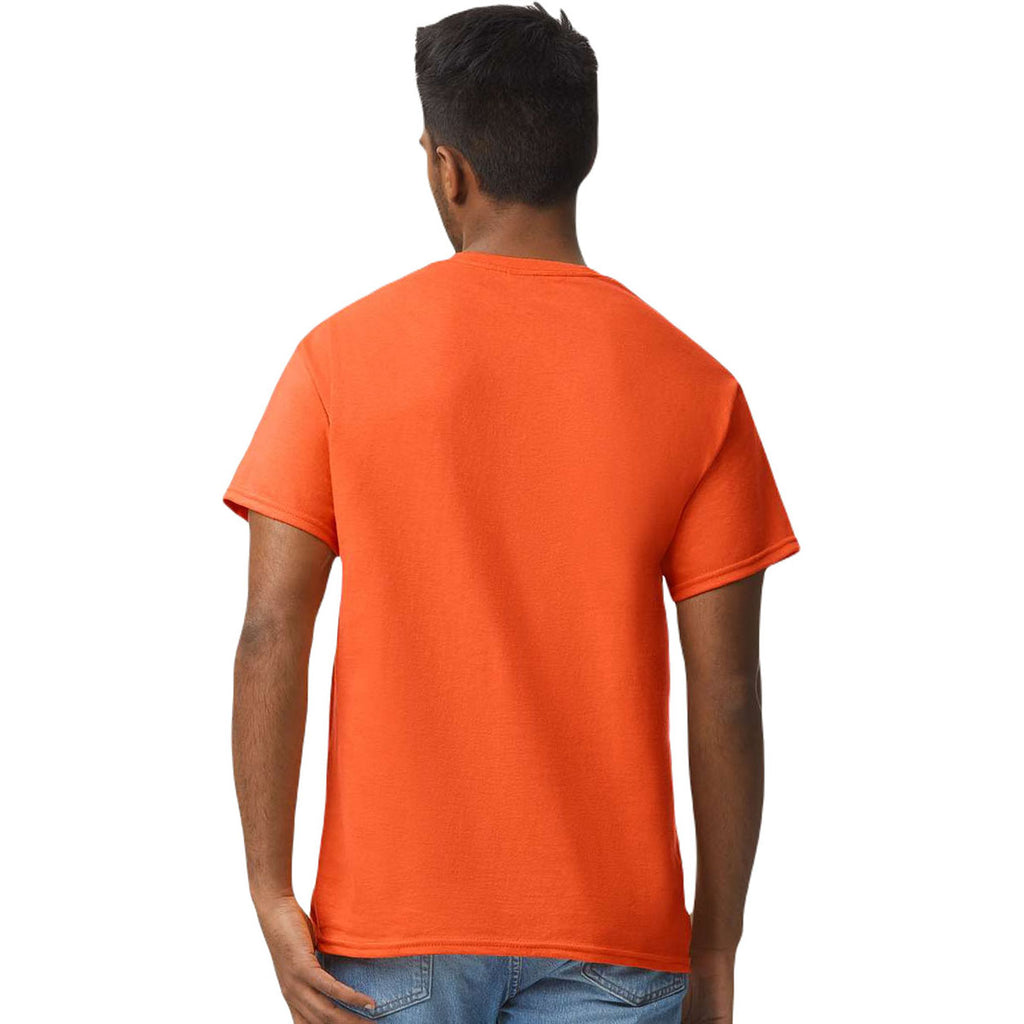 Gildan Men's Orange Ultra Cotton 6 oz. T-Shirt