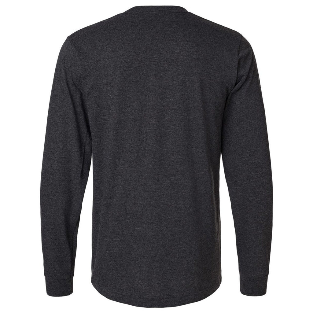 Tultex Unisex Heather Graphite Fine Jersey Long Sleeve T-Shirt