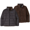 Patagonia Men's Ink Black Reversible Silent Down Jacket