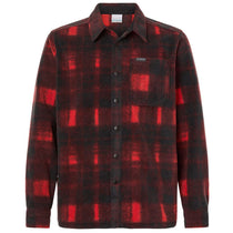 Columbia Men's Sail Red Omblur Steens Mountain Printed Shirt Jacket II