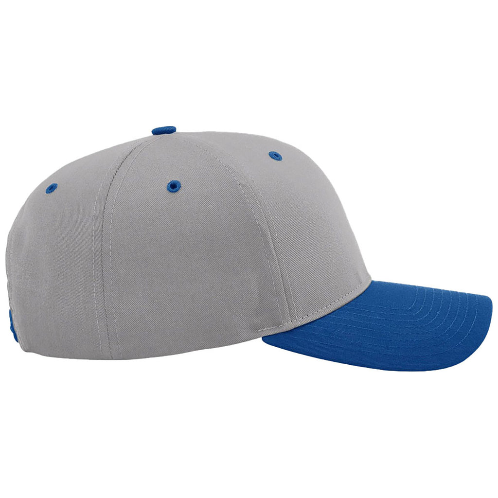 Richardson Grey/Grey/Royal Pro Twill Snapback