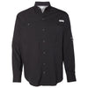 Columbia Men's Black PFG Tamiami Long Sleeve Shirt