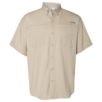 Columbia Men's Fossil PFG Tamiami Short Sleeve Shirt