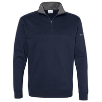 Columbia Men's Collegiate Navy Hart Mountain II Half-Zip Pullover