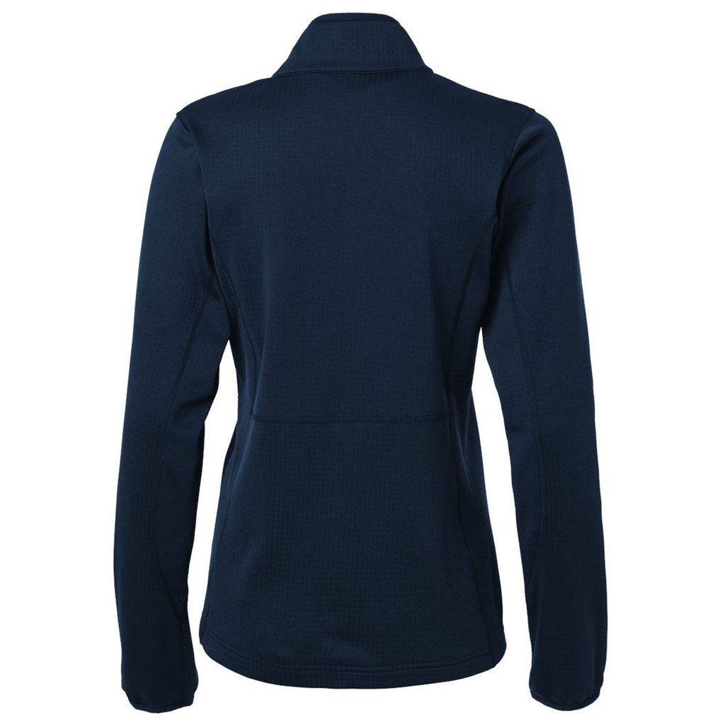 Columbia Women's Collegiate Navy Essential Hike Grid Fleece Half-Zip Pullover