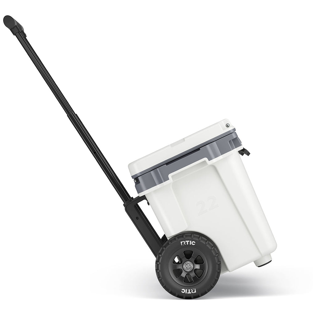 RTIC White & Grey 22 QT Ultra-Light Wheeled Cooler